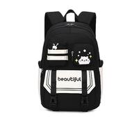 FANDARE Sac à Dos Enfant Sacs à dos loisir Sac a dos maternelle Cartables scolaires Sacs d'école Sacs portés dos Sacs Scolaires Cartables Filles Garçons Sacs Scolaires Outdoor Voyage école Noir