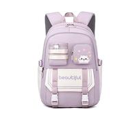 FANDARE Sac à Dos Enfant Sacs à Dos Loisir Sac a Dos Maternelle Cartables Scolaires Sacs d'école Sacs portés Dos Sacs Scolaires Cartables Filles Garçons Sacs Scolaires Outdoor Voyage école Violet