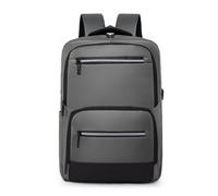 FANDARE Sac à Dos et Ordinateur 15.6 Pouces Grand Sac à Dos Extensible Résistant à l‘Eau avec Prise USB et Sangle pour Valise Confort Respirant pour Hommes et Femmes Gris