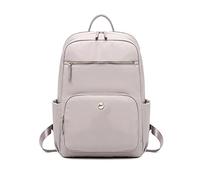 FANDARE Sac à Dos Femme Élégant et Minimaliste pour Voyage Travail et Quotidien Compartiment Ordinateur Portable 15.6 Pouces Bandoulière Style Valise Rose