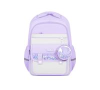 FANDARE Sac à Dos Fille Ado Lycée Cartable Scolaire Grande Capacité pour PC 16 Pouces Léger Imperméable avec Paillettes Fluides Idéal Études Voyage Violet