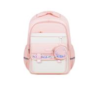 FANDARE Sac à Dos Fille Ado Lycée Cartable Scolaire Grande Capacité pour PC 16 Pouces Léger Imperméable avec Paillettes Fluides Idéal Études Voyage Rose