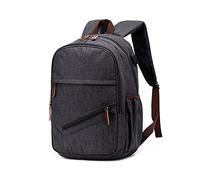 FANDARE Sac à Dos Grande Capacité Imperméable Polyester avec Port USB Sac à Dos Ordinateur 15.6 Pouces Multifonctionnel pour Voyage Travail et Usage Quotidien Noir