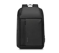 FANDARE Sac à Dos Homme Affaires Voyage USB Charging 15.6" Ordinateur Portable Grande Capacité Aéré Design Étanche Léger Style Moderne pour Travail Découverte Noir