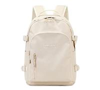 FANDARE Sac à Dos Homme Femme Voyage Quotidien Bureau Compartiment Ordinateur 15.6 Pouces Résistant à l'Eau Sangle Fixation Valise Organisation Multipoche Design Minimaliste Kaki L