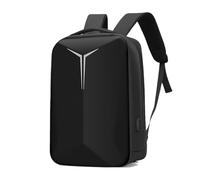 FANDARE Sac à Dos Homme Voyage Bureau Ordinateur Portable 15.6 Pouces Sac à Dos Anti-Vol avec Port USB Chargement Externe Sangle pour Valise et Dos Respirant Randonnée et Usage Quotidien Noir
