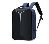 FANDARE Sac à Dos Homme Voyage Bureau Ordinateur Portable 15.6 Pouces Sac à Dos Anti-Vol avec Port USB Chargement Externe Sangle pour Valise et Dos Respirant Randonnée et Usage Quotidien Bleu