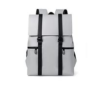 FANDARE Sac à Dos Loisir Sacs à Dos Scolaire Imperméable PU Cartable Affaires Sac a Dos Homme Laptop Sac d'école pour College Scolaire Voyage Randonnée Sacoche Collège Sports Daypacks Gris Blanc