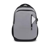 FANDARE Sac à Dos Ordinateur 15.6 Pouces Homme Femme Grand Capacité Multi-Compartiments avec Port USB Sangle pour Valise et Dos Aéré Gris Clair