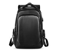 FANDARE Sac à Dos Ordinateur Portable 15.6 Pouces avec USB Charging Port d'affaires Sac à Dos Homme/Femme Fonctionnel Sac d'école pour randos, Voyages ou école Imperméable Polyester Noir