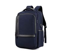 FANDARE Sac À Dos Ordinateur Portable 15.6 Pouces avec USB Homme Scolaires Cartables Adolescent Sacs D'école Loisir Sacs de Voyage Laptop Daypack Knapsack Grande Capacité Imperméable Nylon Bleu