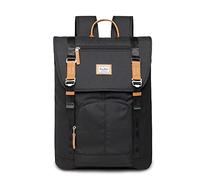 FANDARE Sac à Dos Ordinateur Portable Professionnel, Sac à Dos de Voyage avec Lanière à Valise pour Femmes Hommes, Journalier pour Voyage Bureau Université Noir