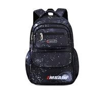 FANDARE Sac à Dos pour Enfant Sacs Scolaires Cartables Filles Garçons Sac d'école Coloré Sacs Scolaires pour 3-6 Années Enfant Fille Fils Outdoor Voyage école Daypacks Imperméable Nylon Noir L