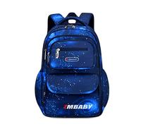 FANDARE Sac à Dos pour Enfant Sacs Scolaires Cartables Filles Garçons Sac d'école Coloré Sacs Scolaires pour 3-6 Années Enfant Fille Fils Outdoor Voyage école Daypacks Imperméable Nylon Saphir L