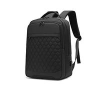 FANDARE Sac à Dos pour Homme 15.6 Pouces Imperméable Polyester Design Élégant et Minimaliste Compartiment Ordinateur Portable Port USB Externe pour Voyage Travail Usage Quotidien Noir