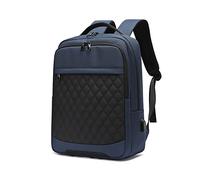 FANDARE Sac à Dos pour Homme 15.6 Pouces Imperméable Polyester Design Élégant et Minimaliste Compartiment Ordinateur Portable Port USB Externe pour Voyage Travail Usage Quotidien Bleu