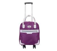 FANDARE Sac à Dos Roulettes Bagage Cabine Trolley Chariot Courses 4 Roues | Ordinateur Portable 15,6 Pouces Trolley Homme Femme Mallettes Business Daypack Enseignant Rolling Sacs Voyage Nouveau violet