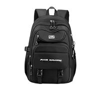 FANDARE Sac à Dos Sacs d'école Sacs Scolaires Cartables Filles Garçons Sac d'école Sacs Scolaires pour Adolescents Outdoor Voyage école Ados Daypacks Imperméable Polyester Noir