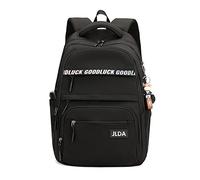 FANDARE Sac à Dos Sacs d'école Sacs Scolaires Cartables Filles Garçons Sac d'école Sacs Scolaires pour Primaire Adolescents Outdoor Voyage école Ados Décompression Daypacks Imperméable Nylon Noir