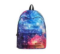 FANDARE Sac À Dos Sacs Galaxy Scolaires Cartables Adolescent Sacs D'école Loisir Garçons Filles Sacs de Voyage Cartables Femmes Multicolore Daypack Enfant Imperméable Polyester Bleu