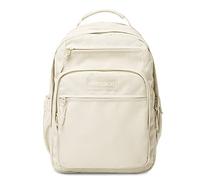 FANDARE Sac à Dos Scolaire College Cartables Fille Garçons Sac d'école pour 15.6 Pouce Laptop Casual Daypacks pour Scolaire Voyage Travail Imperméable Polyester Beige