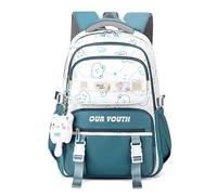 FANDARE Sac a Dos Scolaire Grand Sac Ecole Sacs à Dos Loisir Cartable Filles Garçon Sac a Dos College Sac a Dos lycee Daypacks Sac Ecole Sac Weekend Sac de Voyage Scolaires Sac a Dos Ecole Bleu
