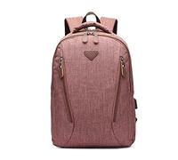 FANDARE Sac à Dos Voyage USB Charging 10L Étanche Léger pour Ordinateur Portable 12.9 Pouces Sac à Dos Business avec Port USB pour Hommes Femmes Voyage Sport Travail Marron