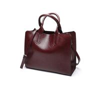 FANDARE Sac a Main Femme Cabas Sacs épaule bandoulière Mallette PU Cuir Cartable 10.9 Pouce Laptop Sac de Cours Messager Attaché-Case Pochette Sacoche Fourre Tout Portés Voyage Tote Handbag Café