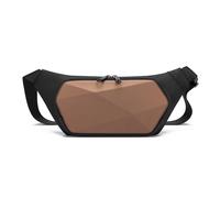 FANDARE Sac Banane Urbain Ceinture Porte-Essentiels Bandoulière compacte Poche Ventrale Banane Urbaine Homme Sacs portés épaule Poitrine Sport Waist Pack Voyage Sling Bag Imperméable Brun