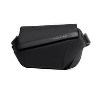 FANDARE Sac Bandoulière Homme Femme Sac à Dos Unisexe Multifonctionnel Polyvalent Grand Volume Imperméable en Polyester Sac en Bandoulière pour Tous les Jours Noir