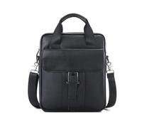 FANDARE Sac Bandoulière Hommes Sacoche Bandoulière Cuir Homme Vintage Shoulder Bag Business D'épaule Cartable Besace pour Portable pour Usage Quotidien Voyage Voyage, Randonnée et Travailler Noir