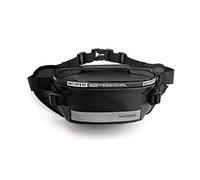 FANDARE Sac de Poitrine Homme Bandoulière Taille Sacoche à Main Sling Waist Bag d'Epaule Ceinture pour Voyage Affaires Randonnée Cyclisme Jogging Durable Nylon Noir