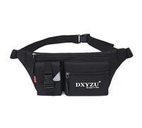 FANDARE Sac de Poitrine Homme Sacoche Femme Bandouliere Léger Sac Banane Sac d'Epaule pour Voyage Sport Randonnée Vélo Camping Excursion Sac Poitrine Noir