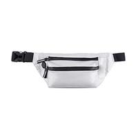 FANDARE Sac de Poitrine Sac de Taille Homme Sac Banane Femme Sacoche Poitrine Sling Bag Sac d'Epaule Sacoche Fille Garçon Sacoche Bandoulière pour Cyclisme,Équitation,Voyage Wasserdicht Nylon Argent