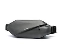 FANDARE Sac de Poitrine Ultra léger - Sac à Dos pour Homme - Sac à bandoulière pour Homme - Sac à bandoulière pour Sports de Plein air, randonnée, Cyclisme, Voyages - Imperméable - Polyester, Gris, L
