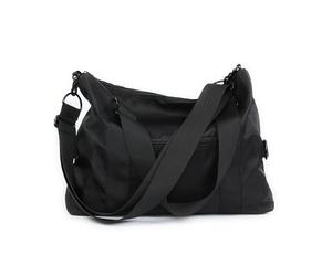 FANDARE Sac de Sport Bandoulière Homme Femme Grande Capacité Léger Étanche Nylon Imperméable Multifonction pour Fitness Gym Voyage Weekend Sac à Main Crossbody Noir