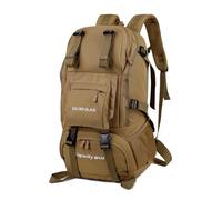 FANDARE Sac de Trail Sacs à Dos de randonnée Homme Femme Sacs à Dos de Trekking Voyage journée d'épaule d'expé Daypacks Pack de Hiking Multifonction pour Alpinisme Escalade Trekking Camping Kaki