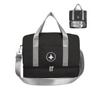 FANDARE Sac de Voyage 3 en 1 avec Séparation Sec/Humide et Compartiment à Chaussures, Sac de Sport Polyvalent 21L Imperméable et Léger pour Homme et Femme, Idéal pour la Gym, Randonnée, Week-End