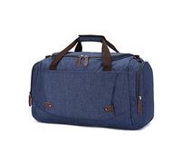 FANDARE Sac de Voyage, Sac de Sport pour Homme, Grand Sac de Week-End, pour Homme et Femme, Sac à Main, randonnée, randonnée, Bleu foncé, L