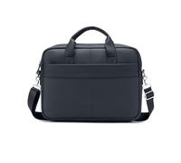 FANDARE Sac Messenger Professionnel en Cuir Vintage pour Homme, Sacs d'Ordinateur 14 Pouces Mallette Grande Capacité avec Bretelle Détachable, Poignée Confortable,Noir Business Tote Bag