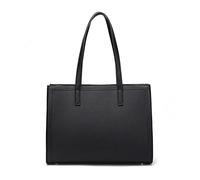 FANDARE Sac Ordinateur Portable Sac à Main pour Femme PU Cuir Sac à Bandouliere Grand Capacité Sac Porté Epaule Sacoche pour Voyage Travail Achats Fête Affaires Noir