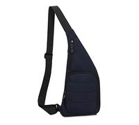 FANDARE Sac Poitrine Femme Sacs à Dos porté Travers Homme Sacs Bananes de randonnée Sacs de Sport bandoulière Sacs à Main portés épaule Femme Sacoche Voyage Sports Travers Moto Sac d'EpauleBleu B