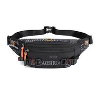 FANDARE Sac Poitrine Homme Sac de Taille Sacoche Bandouliere Sac à Bandoulière Sac d'épaule Sacs à Dos porté Travers Sacoche Sac Business Sac portés épaule Sac de Sport Noir