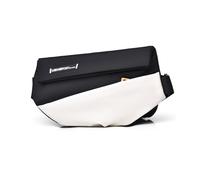 FANDARE Sac Poitrine Homme Sacoche Homme Bandouliere avec Sangle de trépied Sac d'Epaule Sling Bag Pochette Sac Holster Homme Personal Flex Bag Sac Homme pour Camping Voyage Business Noir Blanc