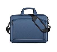 FANDARE Sacoche Ordinateur Portable pour 15.6 Pouces Laptop Sac à Bandoulière Mallette Sacoche Pochette Cartable pour Hommes Femmes Collège Cours Travail Affaires Voyage Bleu