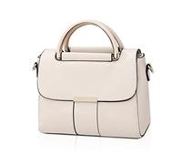 FANDARE Sacs à bandoulière Femme Élégant Sac à Main Petits Sacs pour Téléphone PU Cuir Sac d'épaule Fille Sac à Main Porte Monnaie Portefeuille Pochette pour Carte de crédit Crossbody Bag Blanc A