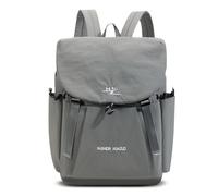 FANDARE Sacs à Dos Loisir Femme Sac à Dos de Ville Quotidien Pochette Polyvalents Sacoche d'école Cartable à Jour Décontractés Poche Urbain Week-End Daypacks Gris