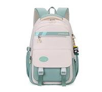 FANDARE Sacs à Dos Loisir Filles Garçons Cartables Sacs portés Dos Sacs à Livres d’élèves du Primaire et du secondaire Sac d'épaule Université Homme Femme Sac de Messager Sacs à Dos Vert