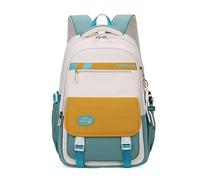 FANDARE Sacs à Dos Loisir Filles Garçons Cartables Sacs portés Dos Sacs à Livres d’élèves du Primaire et du secondaire Sac d'épaule Université Homme Femme Sac de Messager Sacs à Dos Vert jaunâtre