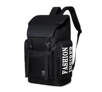 FANDARE Sacs à Dos Loisir Sac à Dos d'école pour Ordinateur Portable adapté 15.6 Pouce School Bag pour Homme Femme École Université Affaires Voyage Daypack Garçons Filles Backpack Noir